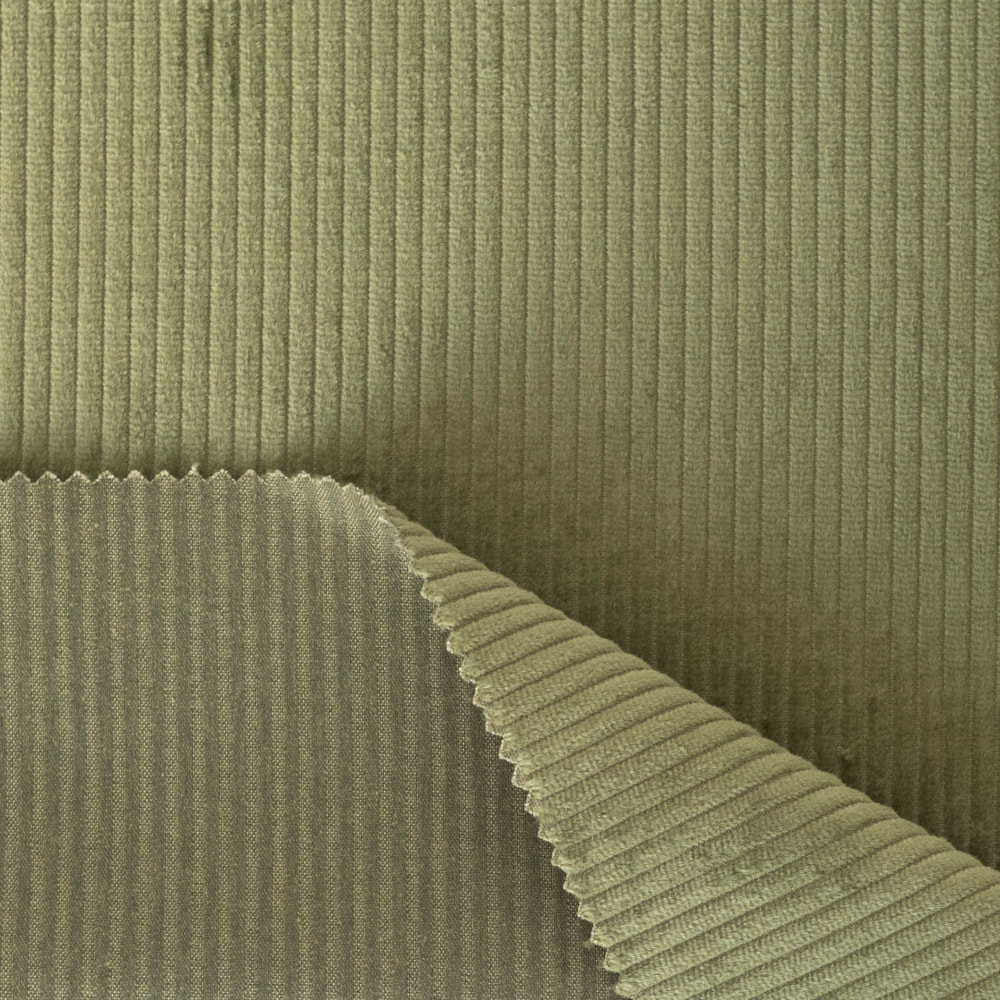 KLD10636 6W Polyester/Rayon/Cotton Breathable Soft Denim Style Stretch Corduroy Fabric